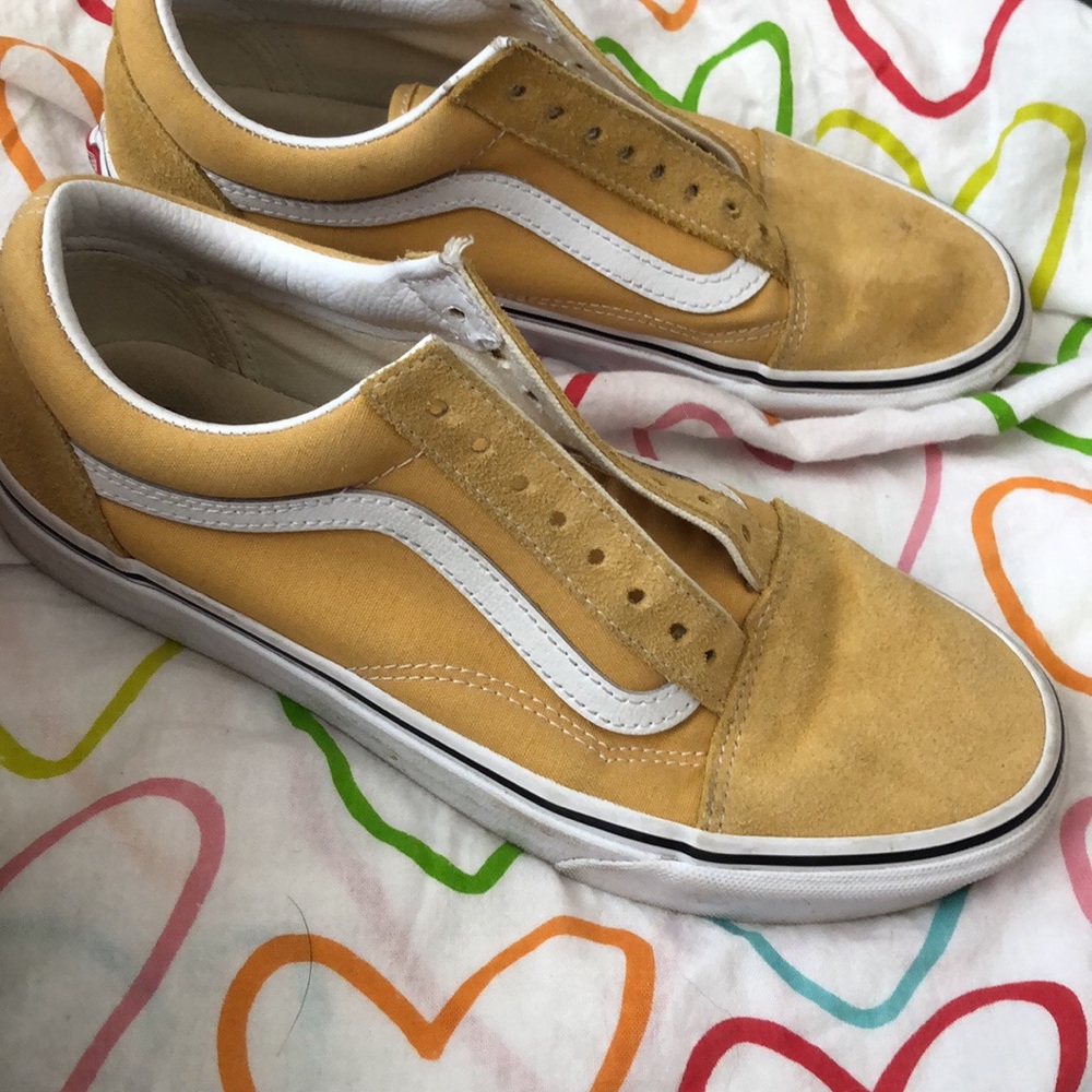 Yellow vans. Womens 8.5